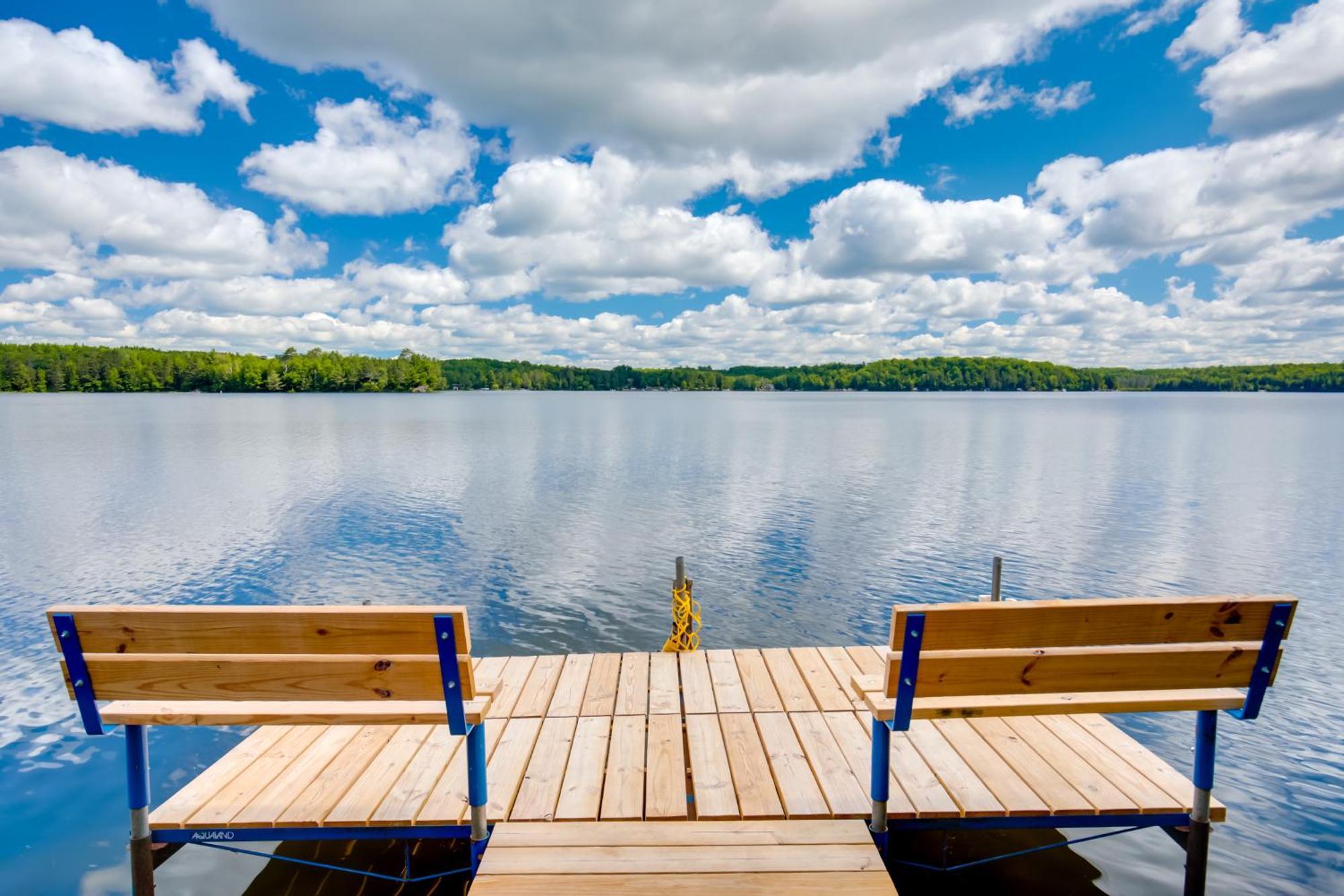 Oneida County Cabin With Private Dock And Rowboat! Villa Harshaw Kültér fotó