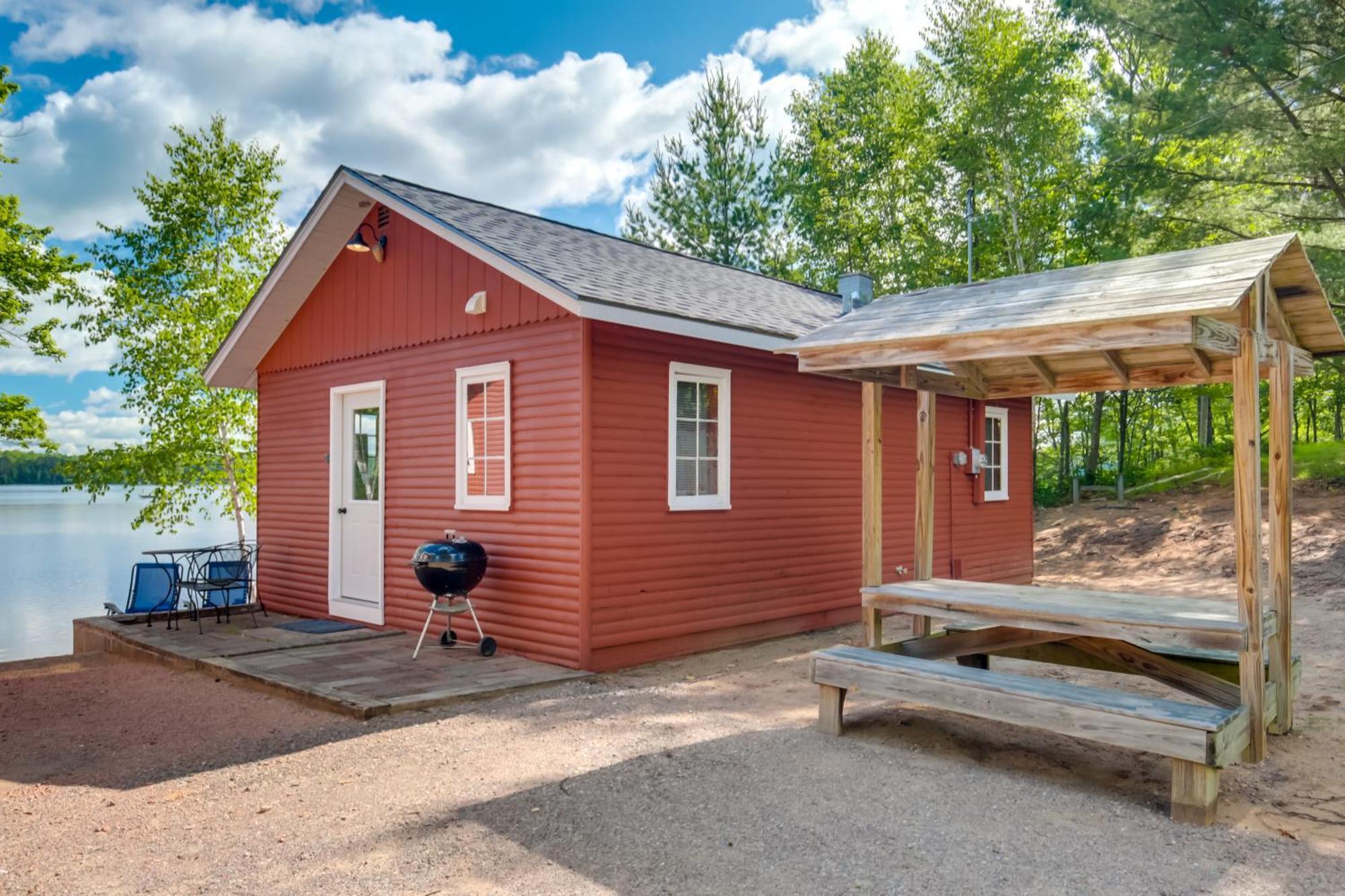 Oneida County Cabin With Private Dock And Rowboat! Villa Harshaw Kültér fotó